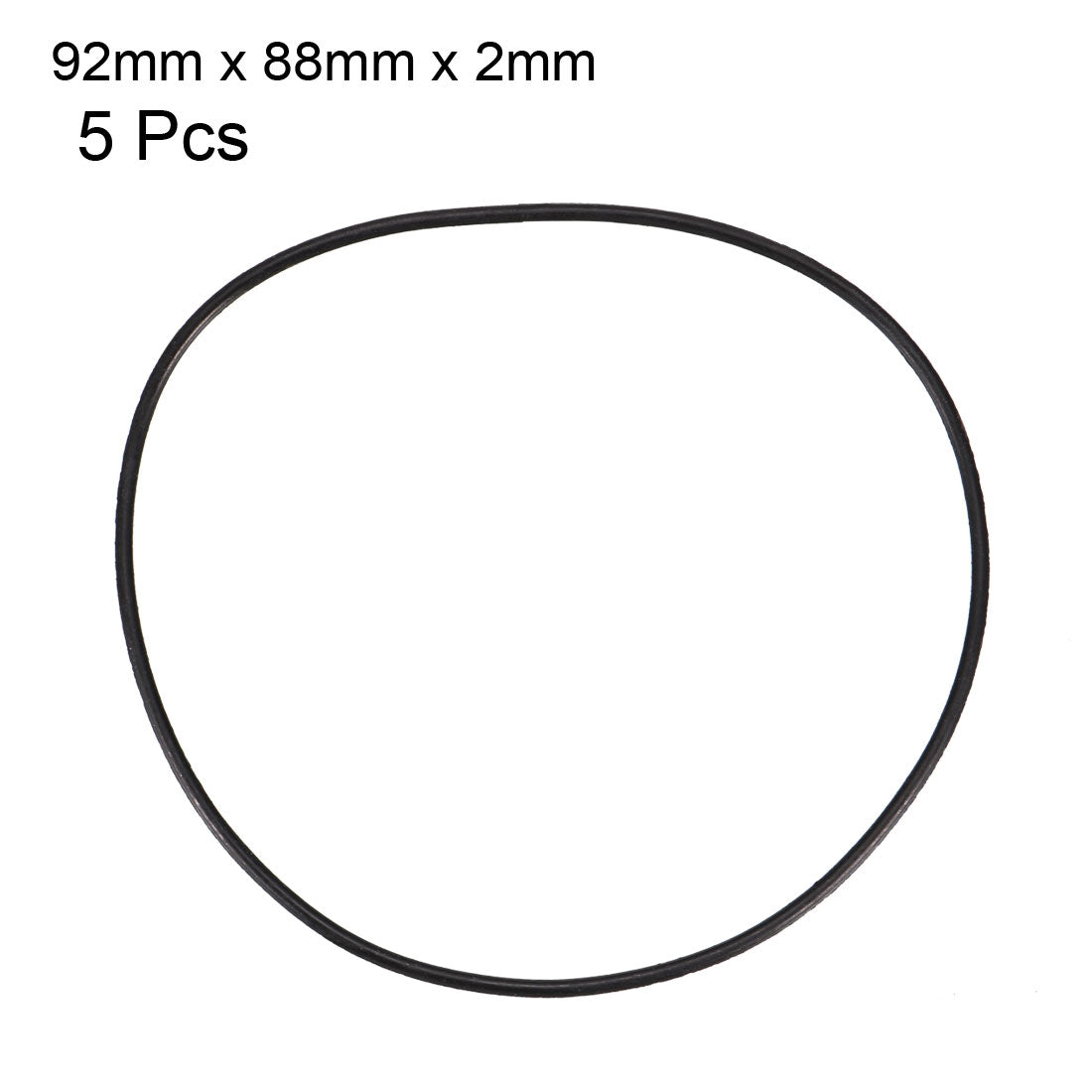 Harfington Nitrile Rubber O-Rings Metric Buna-N Sealing Gasket 5Pcs