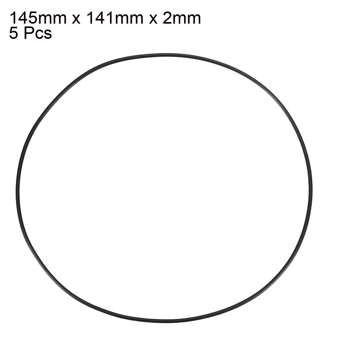Harfington Nitrile Rubber O-Rings Metric Buna-N Sealing Gasket 5Pcs