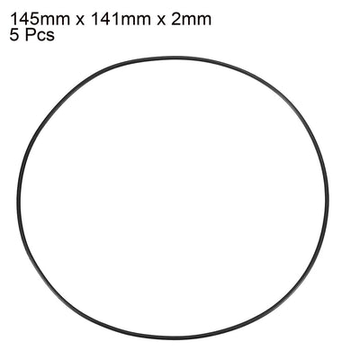 Harfington Nitrile Rubber O-Rings Metric Buna-N Sealing Gasket 5Pcs