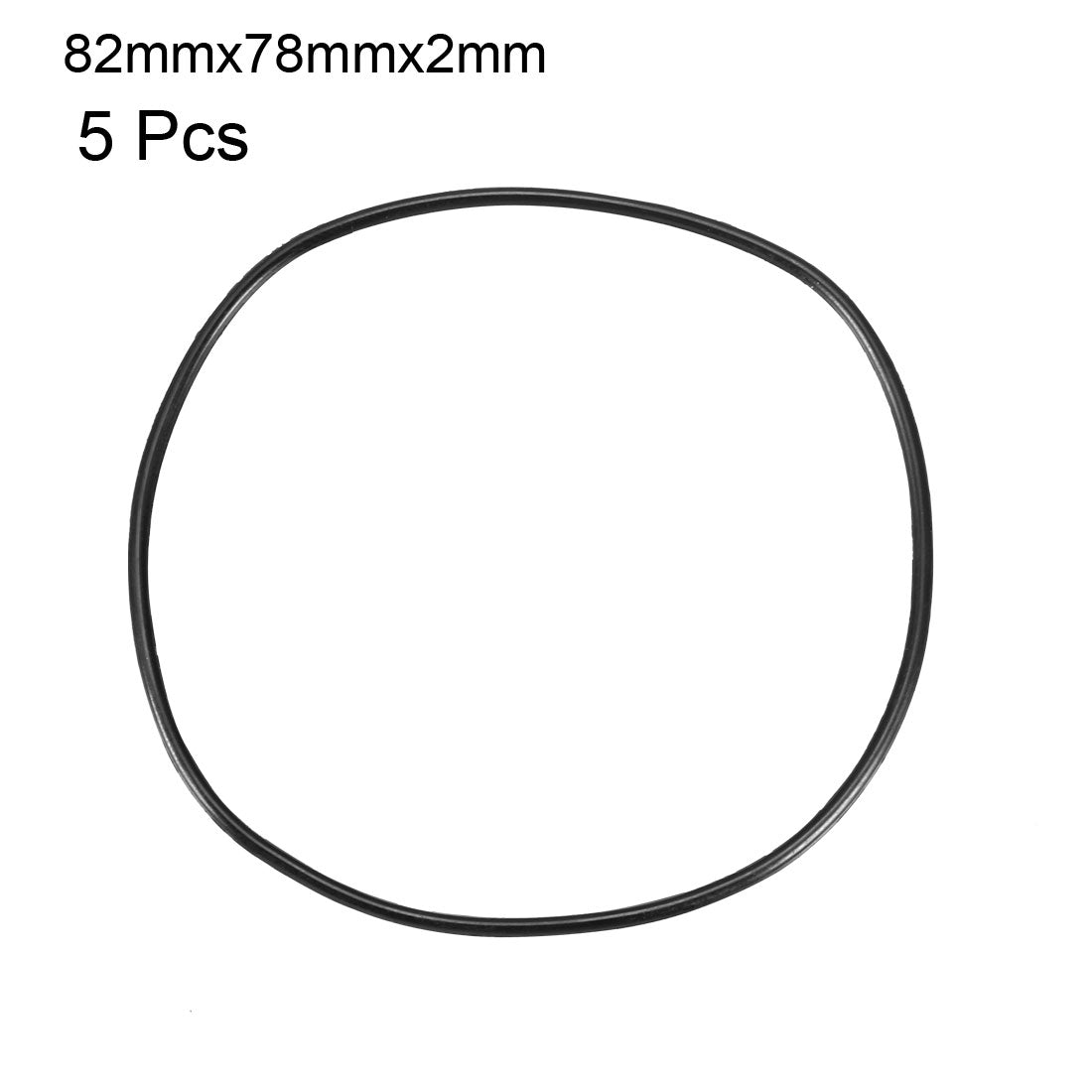 Harfington Nitrile Rubber O-Rings Metric Buna-N Sealing Gasket 5Pcs