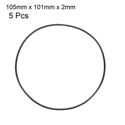 Harfington Nitrile Rubber O-Rings Metric Buna-N Sealing Gasket 5Pcs