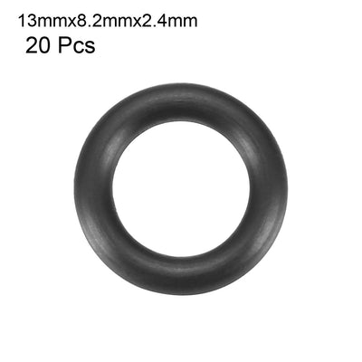 Harfington Nitrile Rubber O-Rings Metric Buna-N Sealing Gasket, 20Pcs