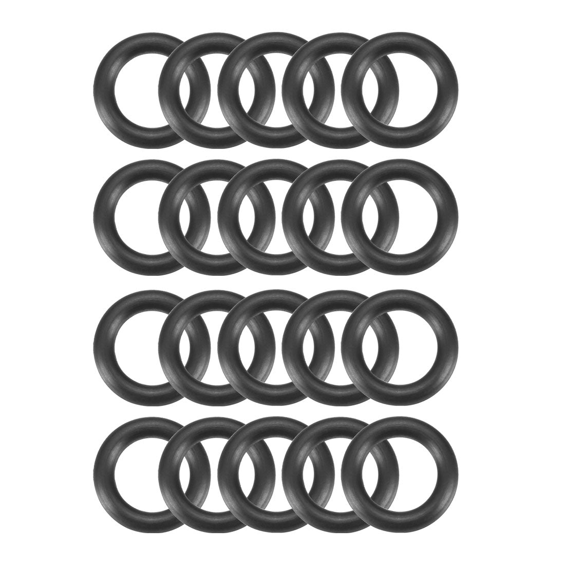 Harfington Nitrile Rubber O-Rings Metric Buna-N Sealing Gasket, 20Pcs