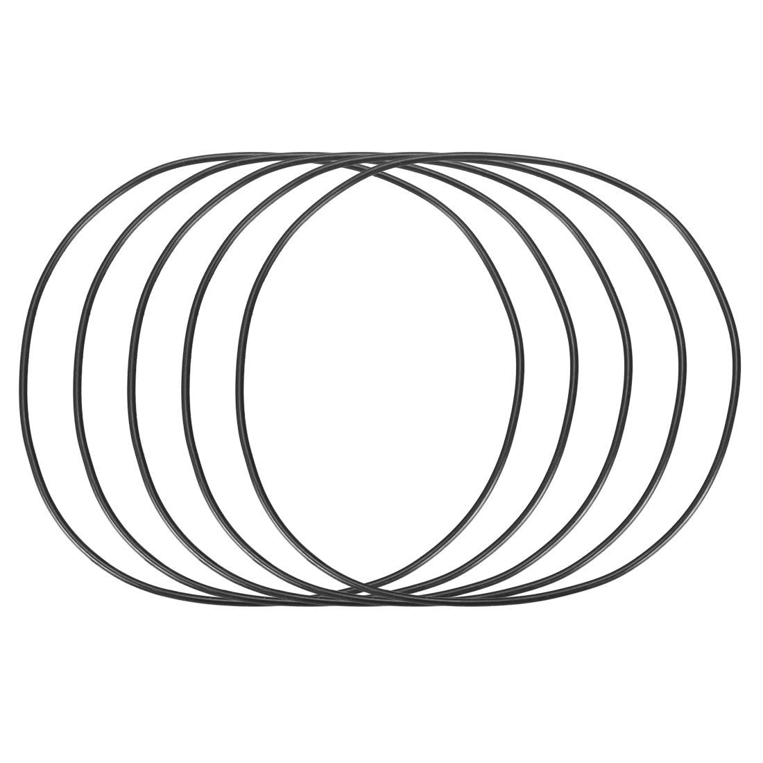Harfington Nitrile Rubber O-Rings Metric Buna-N Sealing Gasket 5Pcs