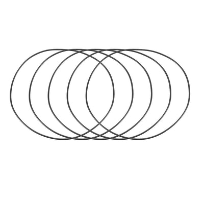 Harfington Nitrile Rubber O-Rings, Metric Nitrile Rubber Sealing Gasket 5Pcs