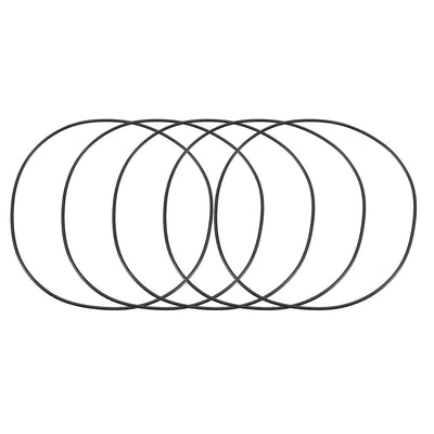 Harfington Nitrile Rubber O-Rings, Metric Nitrile Rubber Sealing Gasket 5Pcs