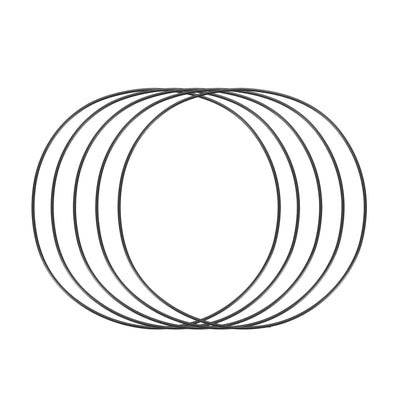 Harfington Nitrile Rubber O-Rings, Metric Nitrile Rubber Sealing Gasket 5Pcs