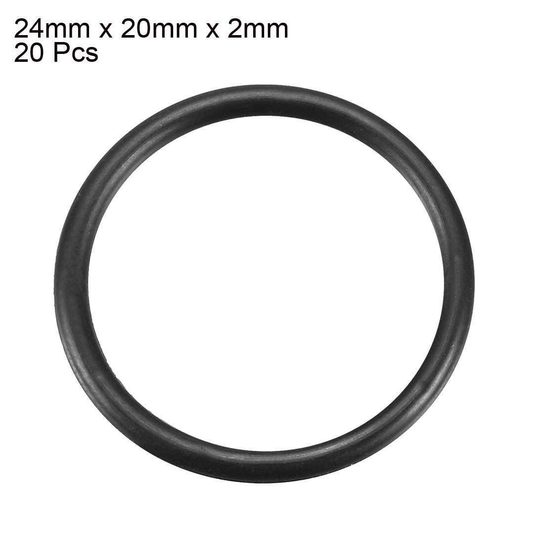 Harfington Nitrile Rubber O-Rings, Metric Buna-N Sealing Gasket 20Pcs