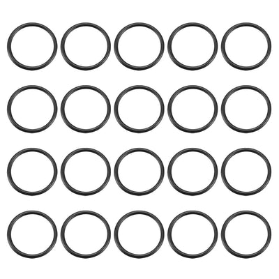 Harfington Nitrile Rubber O-Rings, Metric Buna-N Sealing Gasket 20Pcs