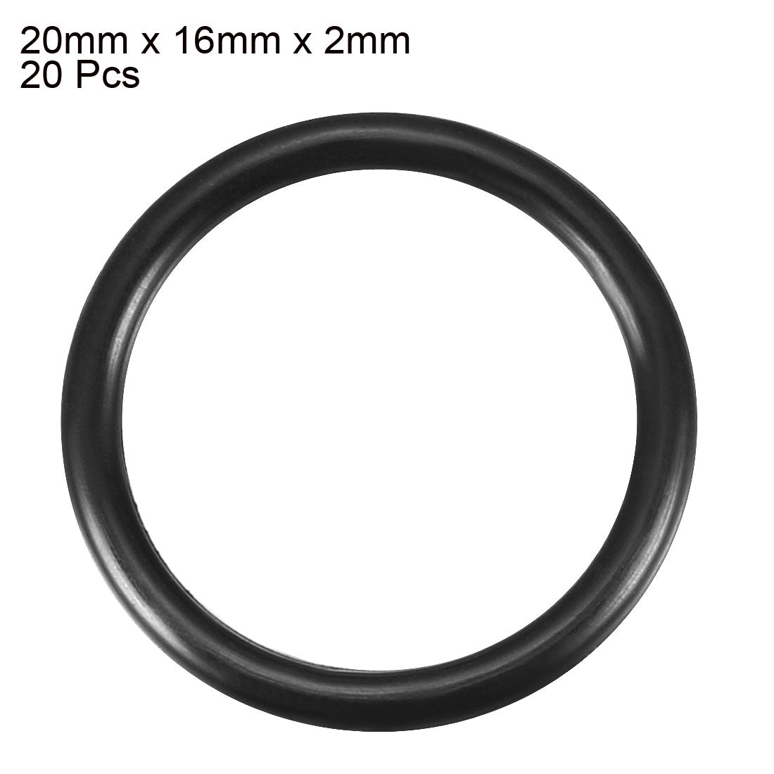 Harfington Nitrile Rubber O-Rings, Metric Buna-N Sealing Gasket 20Pcs