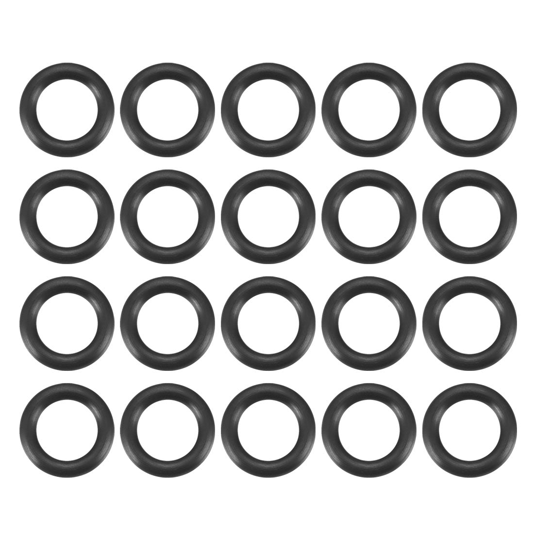 Harfington Nitrile Rubber O-Rings, Metric Buna-N Sealing Gasket 20Pcs