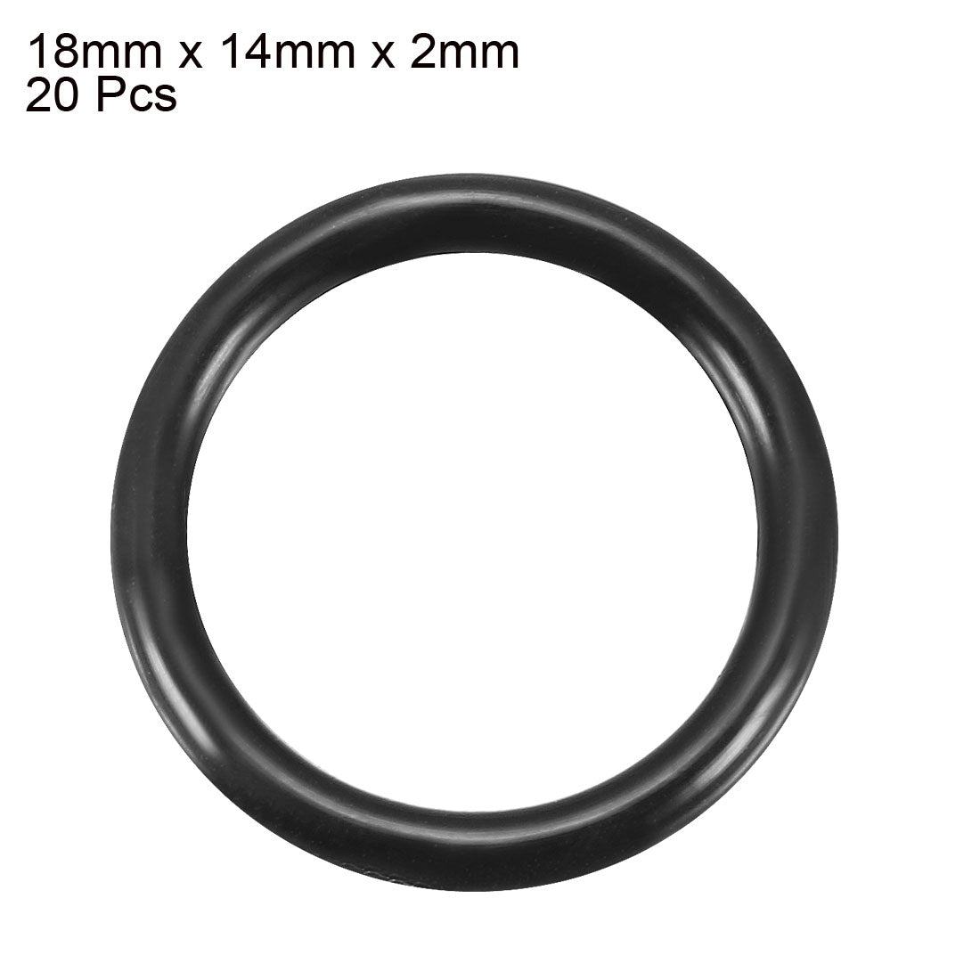 Harfington Nitrile Rubber O-Rings, Metric Buna-N Sealing Gasket 20Pcs