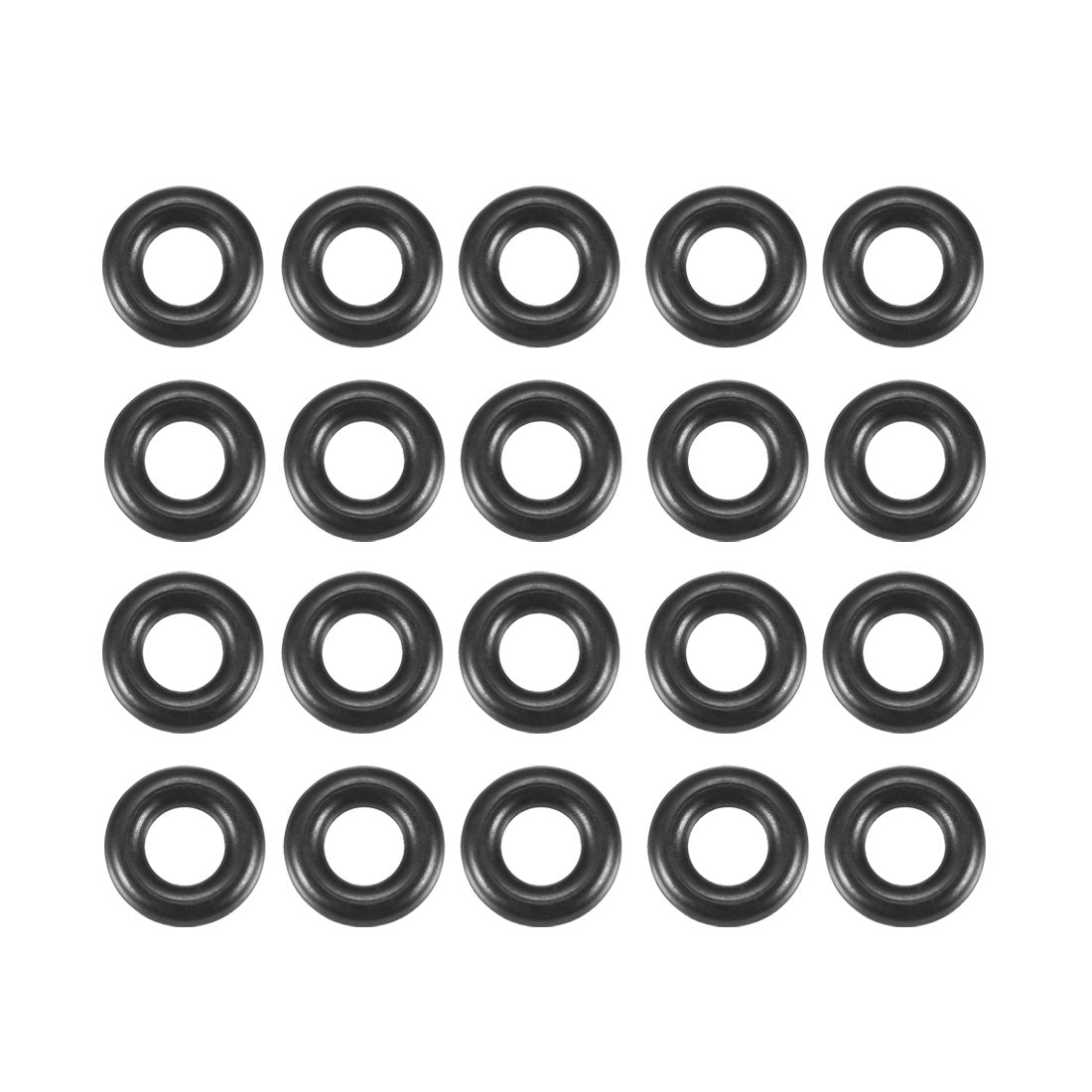 Harfington Nitrile Rubber O-Rings, Metric Buna-N Sealing Gasket 20Pcs