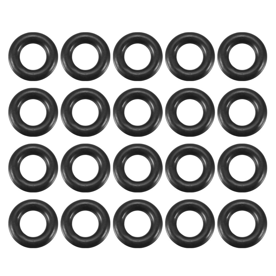 Harfington Nitrile Rubber O-Rings, Metric Buna-N Sealing Gasket 20Pcs