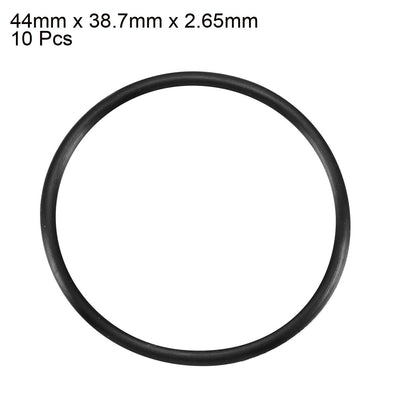 Harfington Nitrile Rubber O-Rings Metric Buna-N Sealing Gasket Black, 10Pcs