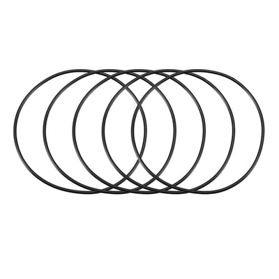 Harfington Nitrile Rubber O-Rings, Metric Nitrile Rubber Sealing Gasket 5Pcs