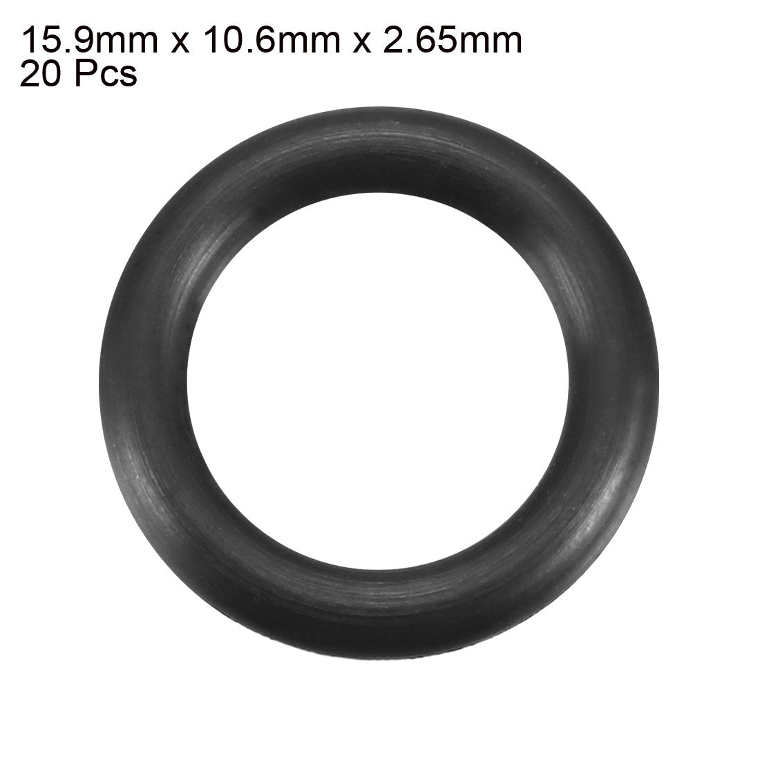 Harfington Nitrile Rubber O-Rings, Metric Buna-N Sealing Gasket 20Pcs
