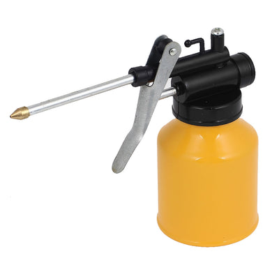 Harfington Yellow Metal Long Nozzle High Pressure Feed Oil Spray Gun Bottle