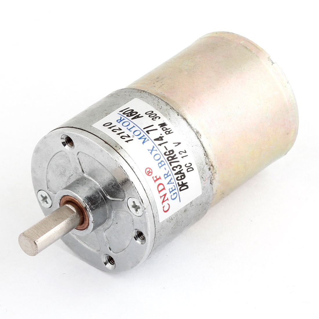 Harfington 12V DC 300RPM 6mm Shaft Magnetic Electric Gear Box Motor Replacement