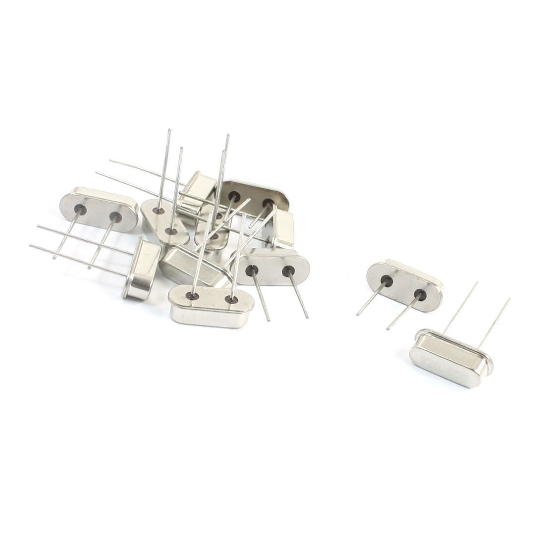 Harfington 12PCS Metal DIP 2 Terminal Low Profile Quartz Crystal Oscillator 20MHz 20PF