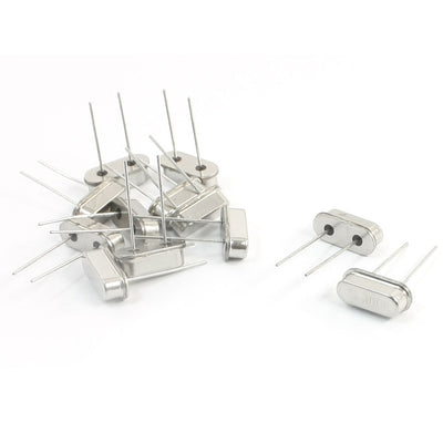Harfington 12pcs Silver Tone Metal Shell DIP Crystal Oscillator 12.000MHz 20PF for PC