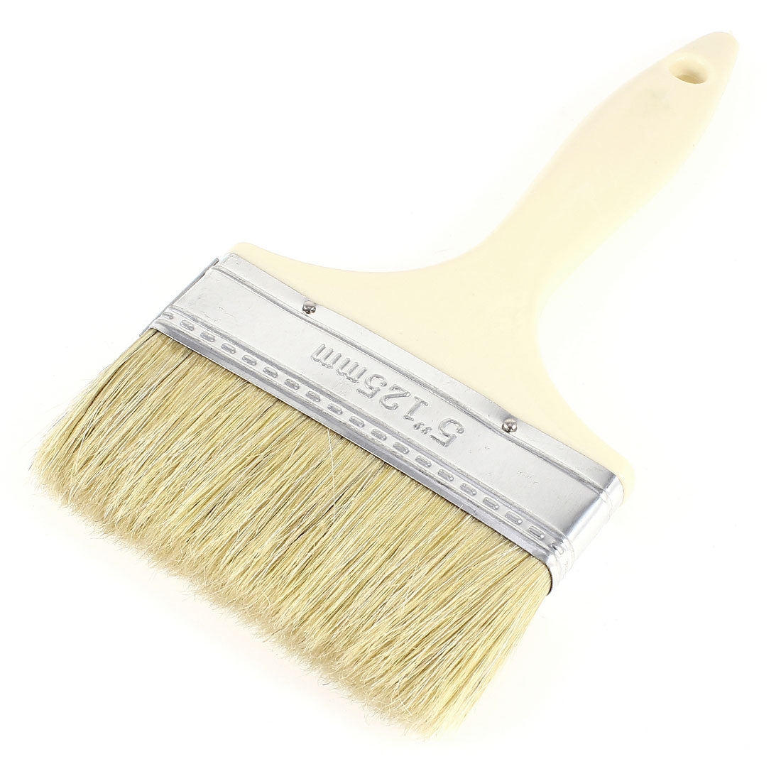 Harfington Home Furniture Beige Synthetic Bristles 5" Wide Paint Brush Tool