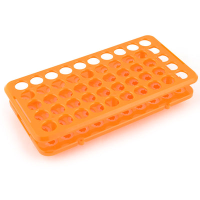 Harfington 18mm Dia Centrifugal Tubes Test Tube Plastic Rack Stand 50 Holes