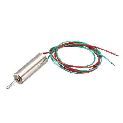 Harfington 0.7mm Dia Shaft RC Aircraft Coreless Magnetic Motor DC3.7V 63000RPM 5Pcs