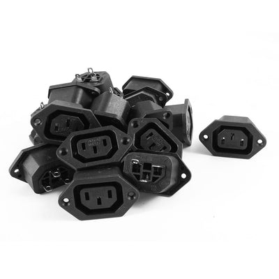 Harfington 19 Pcs IEC-320 C13 Female PCB Mount Panel Power Socket
