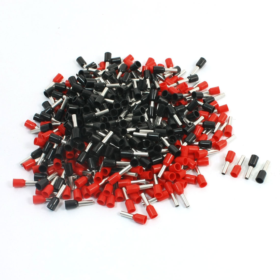 Harfington 14AWG Cable E2508 Red Black Sleeve Pre Insulate Ferrules Wire Connectors 380Pcs