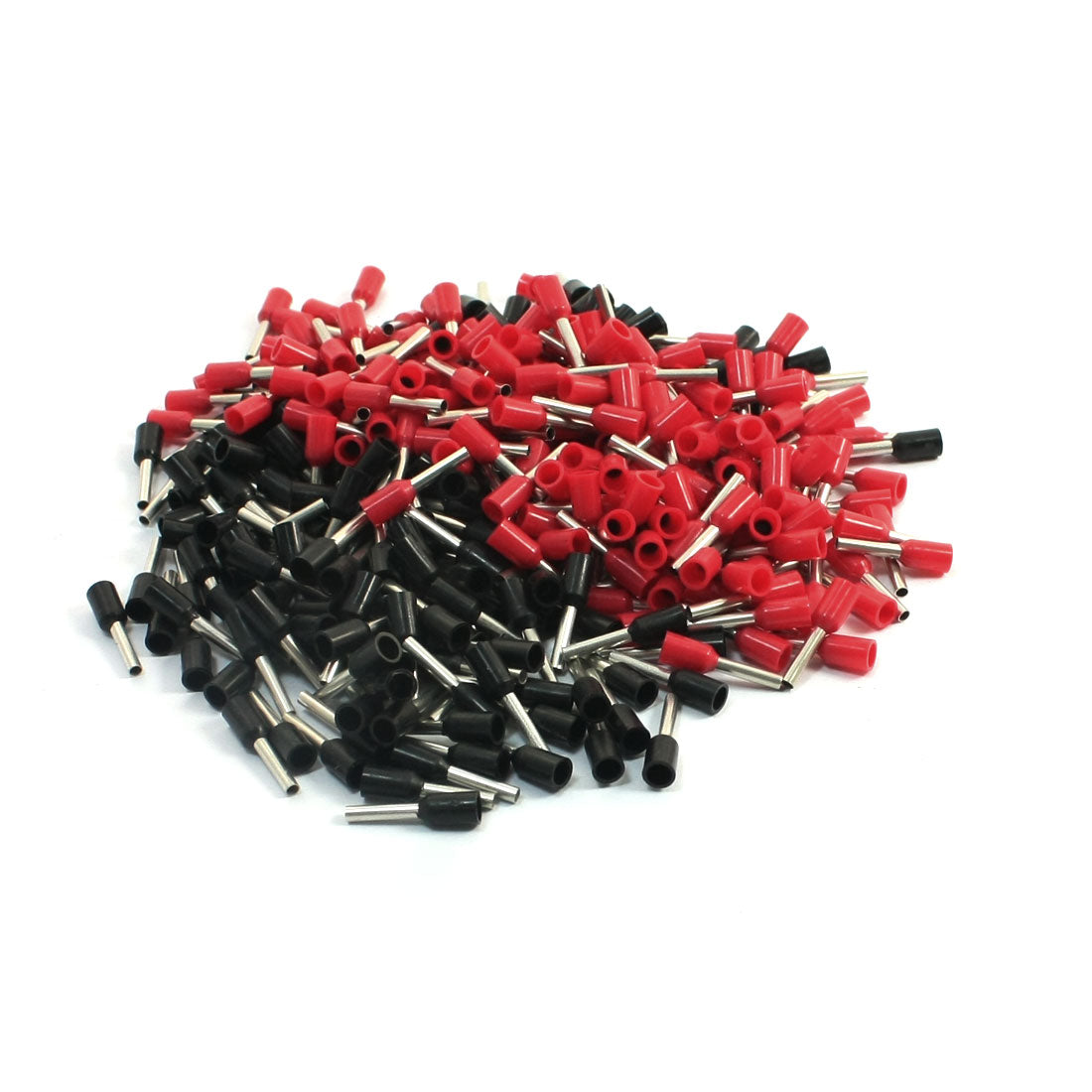 Harfington 18 AWG Cable E1008 Red Black Pre Insulating Ferrules Wiring Connectors 380 Pcs