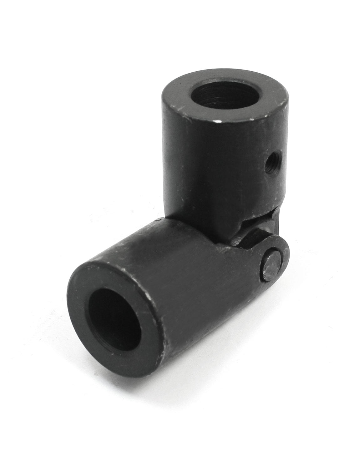 Harfington 16mm x 30mm x 85mm Groove Type Rotatable Black Metal Industrial Fittings Universal Joint