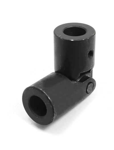 Harfington 16mm x 30mm x 85mm Groove Type Rotatable Black Metal Industrial Fittings Universal Joint