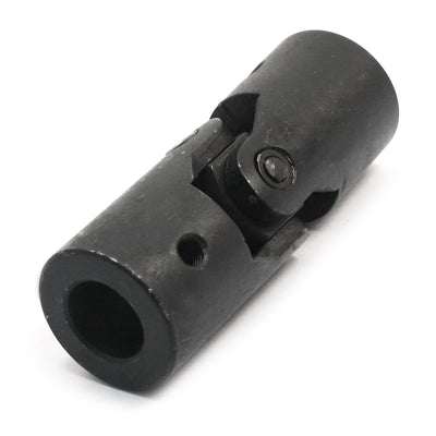 Harfington 16mm x 30mm x 85mm Groove Type Rotatable Black Metal Industrial Fittings Universal Joint