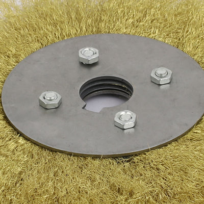 Harfington 190mm x 25mm x 35mm Polishing Grinding Brass Wire Wheel Brush