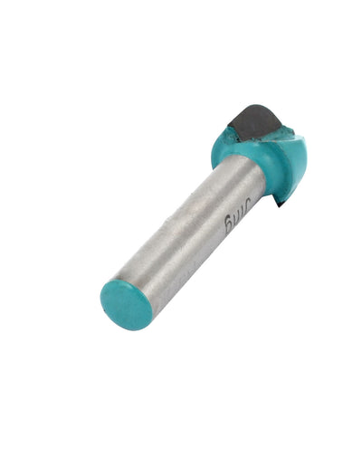 Harfington 1/4" x 1/2" Grooving Metal Cove Box Bit Double Flutes Cutter Tool for Carpenter