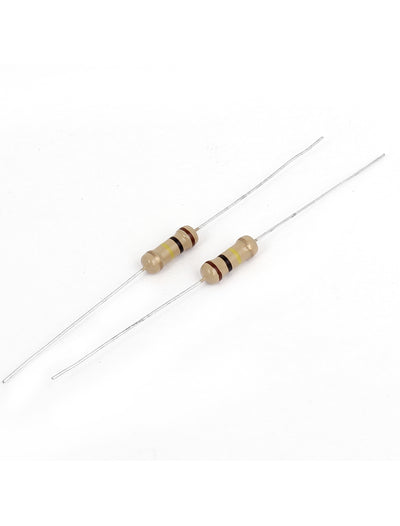 Harfington 150Pcs 100K Ohm 1/2Watt 5% Tolerance Axial Lead Type Through Hole Mounting 4 Color Ring Carbon Film Fixed Resistor