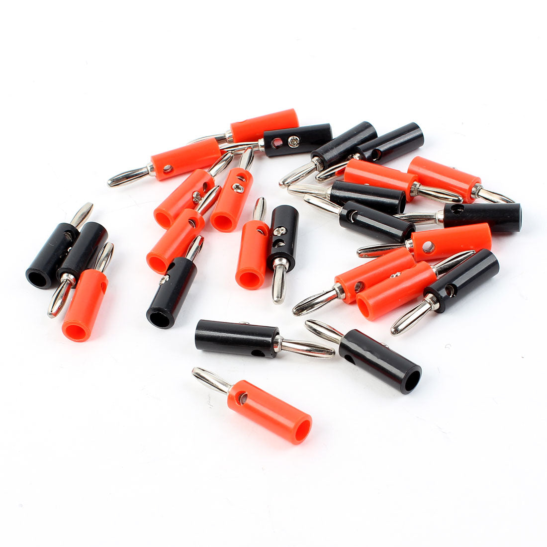 Harfington 13 Pairs Speaker Wire Cable Black Red Plastic Coated Handle 4mm Banana Connectors