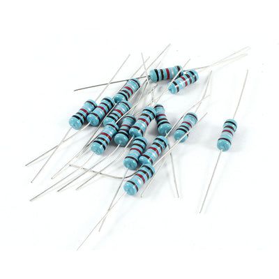 Harfington 0.12 ohm 1W 1% Tolerance Through Hole Metal Oxide Film Fixed Resistors 15 Pcs