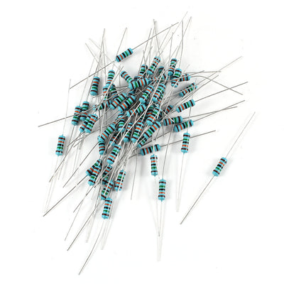 Harfington 150K ohm 1/2W 1% Tolerance Through Hole Metal Oxide Film Fixed Resistors 60 Pcs