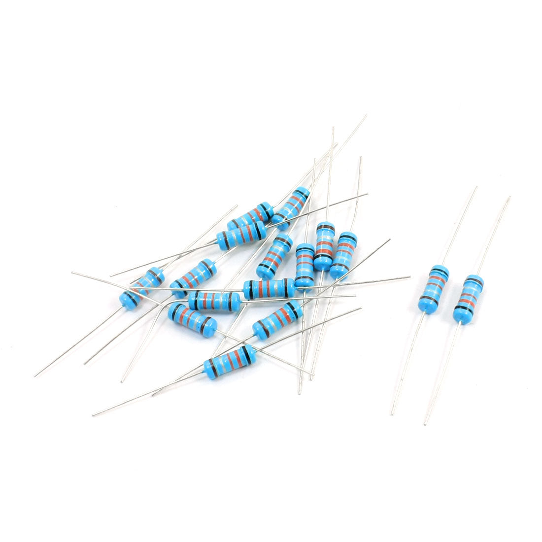 Harfington 15 Pcs 1W Watt 1% Tolerance 0.33 Ohm Metal Film Resistor 11mm x 4mm