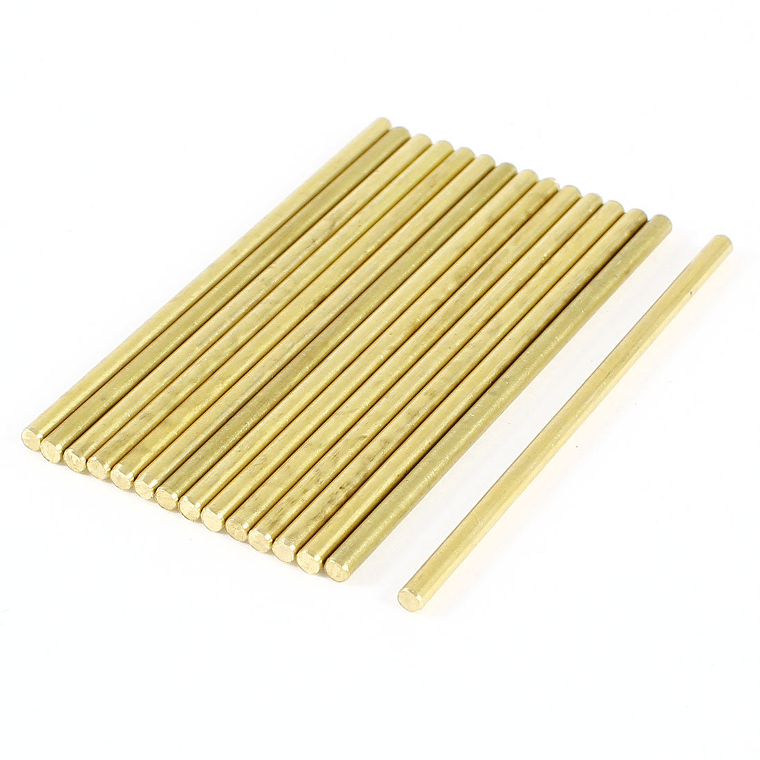 Harfington 15 Pcs Car Helicopter Model DIY Brass Axles Rod Bars 2mm x 50mm