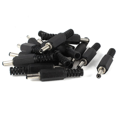 Harfington 15 Pcs 1.3mm x 3.5mm Male DC Power CCTV Coaxial Connector