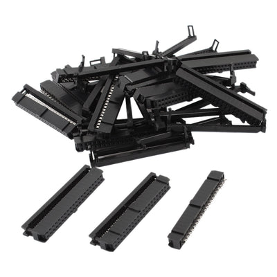 Harfington 15 Pcs IDC Cable Connector FC-40P 40Pin Female Header 2.54mm Pitch