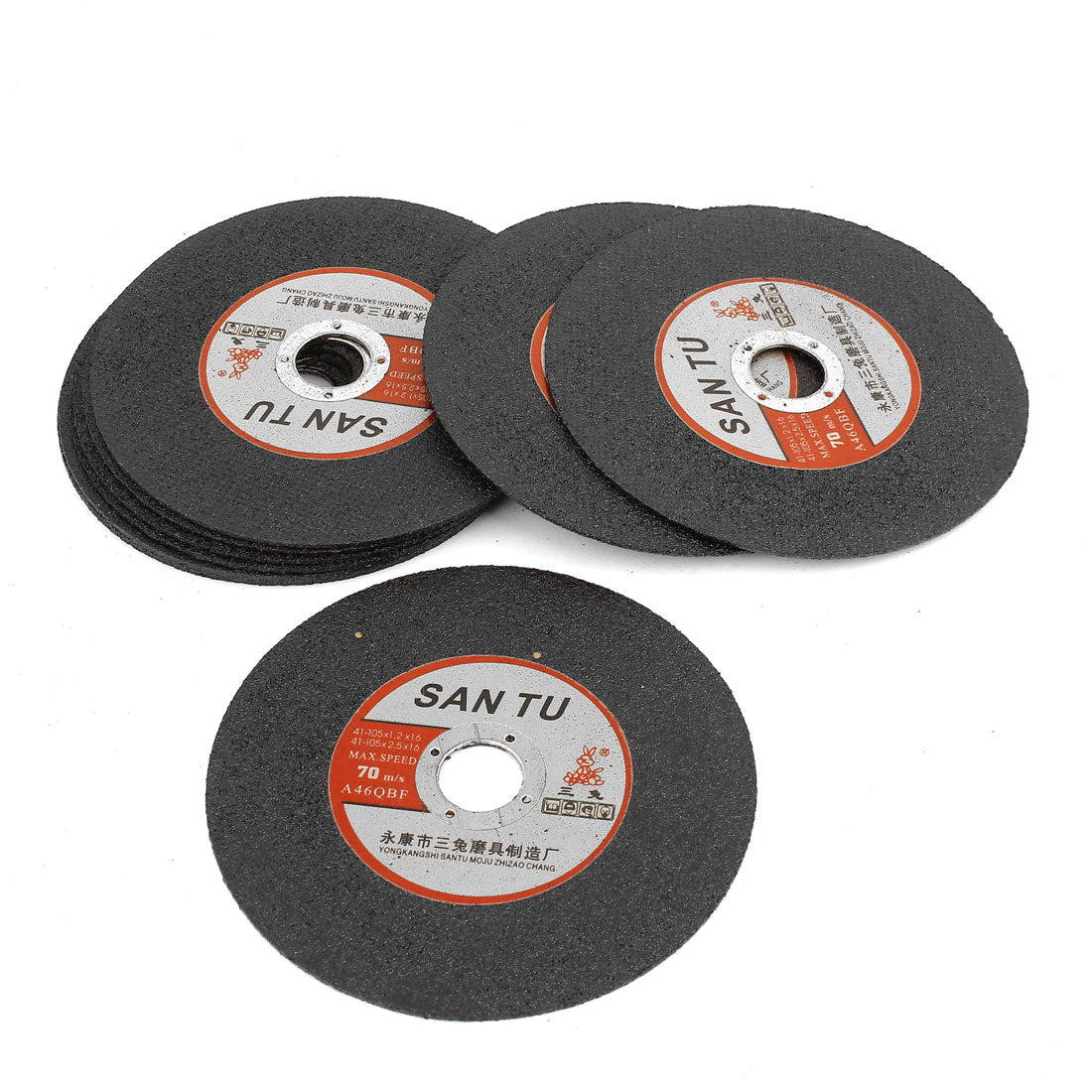 Harfington 105mm x 1mm Stainless Steel Cut Off Disc Cutting Wheel for Angle Grinder 10 Pcs