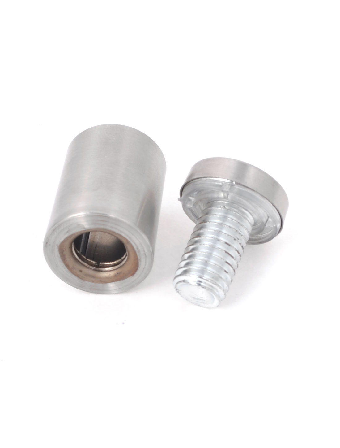 Harfington 4pcs 19mm x 31mm Wall Mount Stainless Steel Nail Glass Standoff