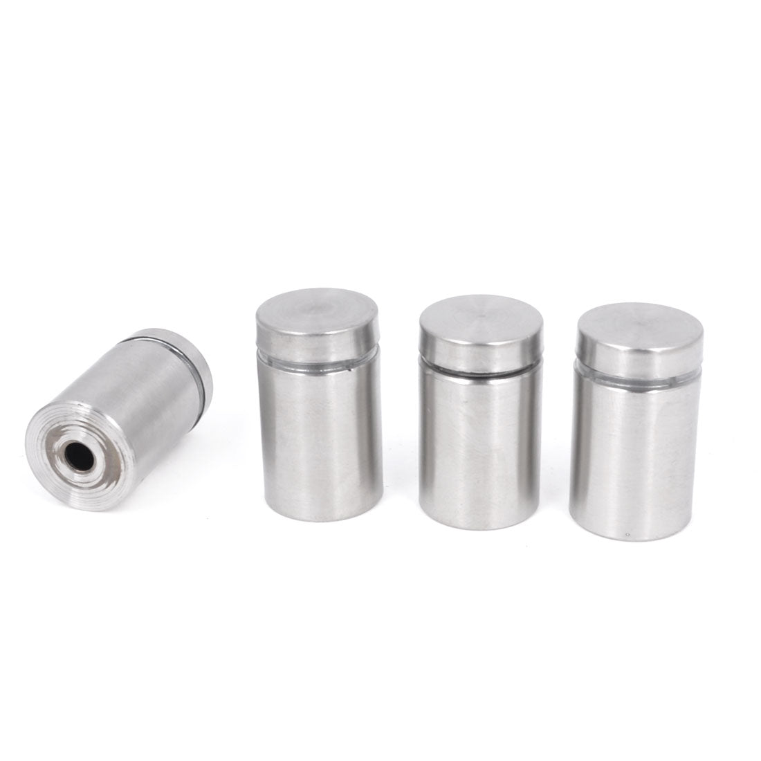 Harfington 4pcs 19mm x 31mm Wall Mount Stainless Steel Nail Glass Standoff