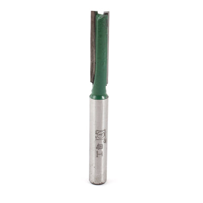 Harfington 1/4" Shank 1/4" Cutting Dia 25mm Cut Depth 60mm Long 2 Flutes Straight Router Bit Green