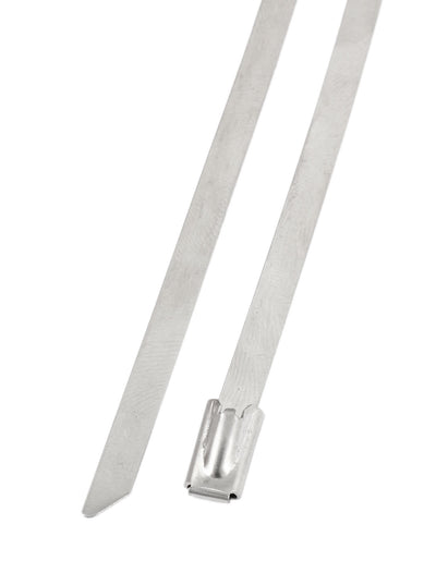 Harfington 5PCS 4.6mm x 400mm Stainless Steel Cable Pipe Tie Hoop Clamp