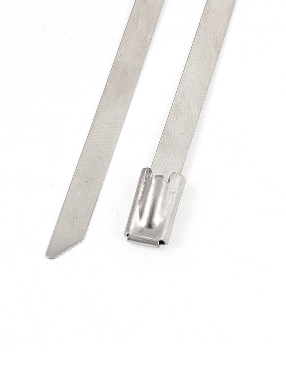 Harfington 20pcs 23.6" Long 4.6mm Width Stainless Steel Sprayed Cable Tie Band Clamp